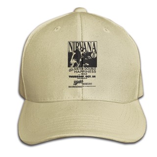 Nirvana Bleach Kurt Kobain Rock Band หมวกเบสบอลลําลอง แฟชั่น สําหรับตกปลากลางแจ้ง