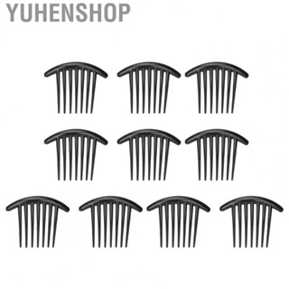 Yuhenshop 10 Piece Hair Side Combs Hair    Hair Pin Stick For Updo Bun U