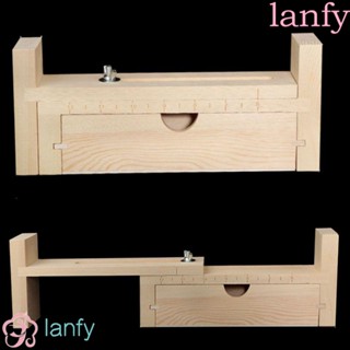 Lanfy อุปกรณ์ถักเชือกถักนิตติ้ง แบบไม้ พร้อมแคลมป์หนีบ สําหรับทํางาน