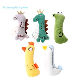 【พร้อมส่ง】ของเล่นตุ๊กตาไดโนเสาร์ เคี้ยวได้ สําหรับแมว [MommyBaby.th]