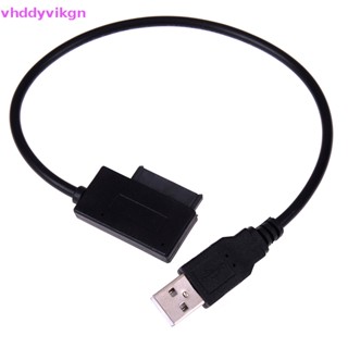 Vhdd อะแดปเตอร์สายเคเบิล Usb เป็น 7+6 13pin sata/ide cd dvd rom ออปติคอลไดรฟ์ TH