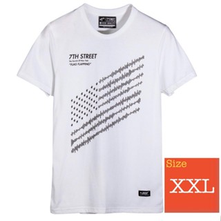 พร้อมส่ง ผ้าฝ้ายบริสุทธิ์ 7th Street เสื้อยืด ขนาด XXL รอบ อก 50 นิ้ว รุ่น FFL001XXL T-shirt