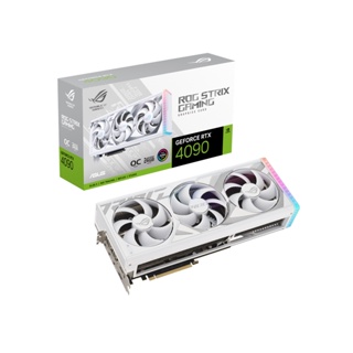 ASUS [พร้อมส่ง] การ์ดจอ VGA ROG-STRIX-RTX4090-O24G-WHITE