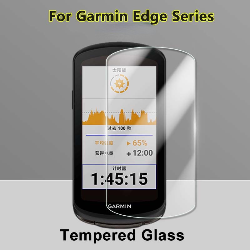 ฟิล์มกระจกนิรภัยกันรอยหน้าจอ GPS 2.5D 9H ใส สําหรับ Garmin Edge 1040 1030 1000 820 130 520 Plus 1 2 