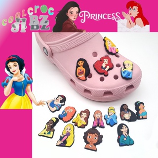 CROCS Jibbitz รองเท้าแตะ PVC ลายการ์ตูนเจ้าหญิงดิสนีย์ แฟนตาซี ของขวัญ ของสะสม สําหรับตกแต่ง