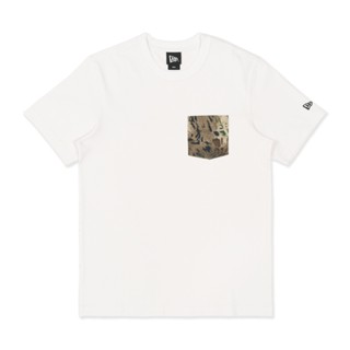 NEW ERA เสื้อรุ่น POCKET SHORT SLEEVE TEE PRYM1 CAMO WHITE