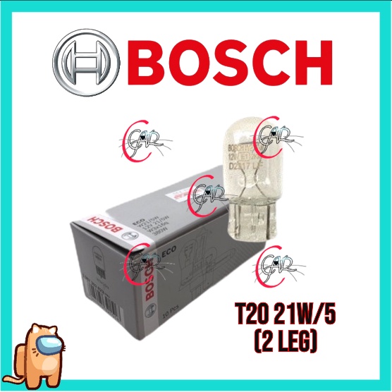 BOSCH (2LEG) 12V T20 W21/5W BRAKE LIGHT BULB BOSCH