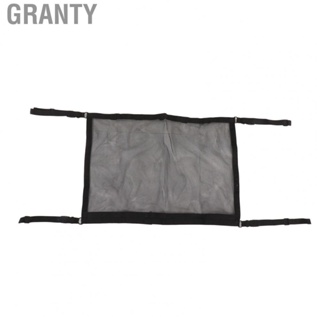 Granty Car Ceiling Cargo Net  Car Roof Ceiling Storage Net 4 Buckle Space Saving  for Storing Blankets for Storing Clothes