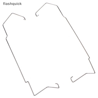 Flashquick 1 คู่ 12 ซม. คอมพิวเตอร์ CPU พัดลมระบายความร้อนคลิปลวดเหล็กยึดคลิปโลหะดี