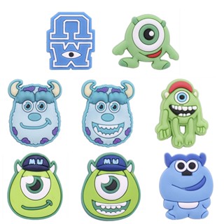 CROCS Jibbitz เข็มกลัด ลายการ์ตูนอนิเมะ Monster University Jibits สําหรับผู้ชาย