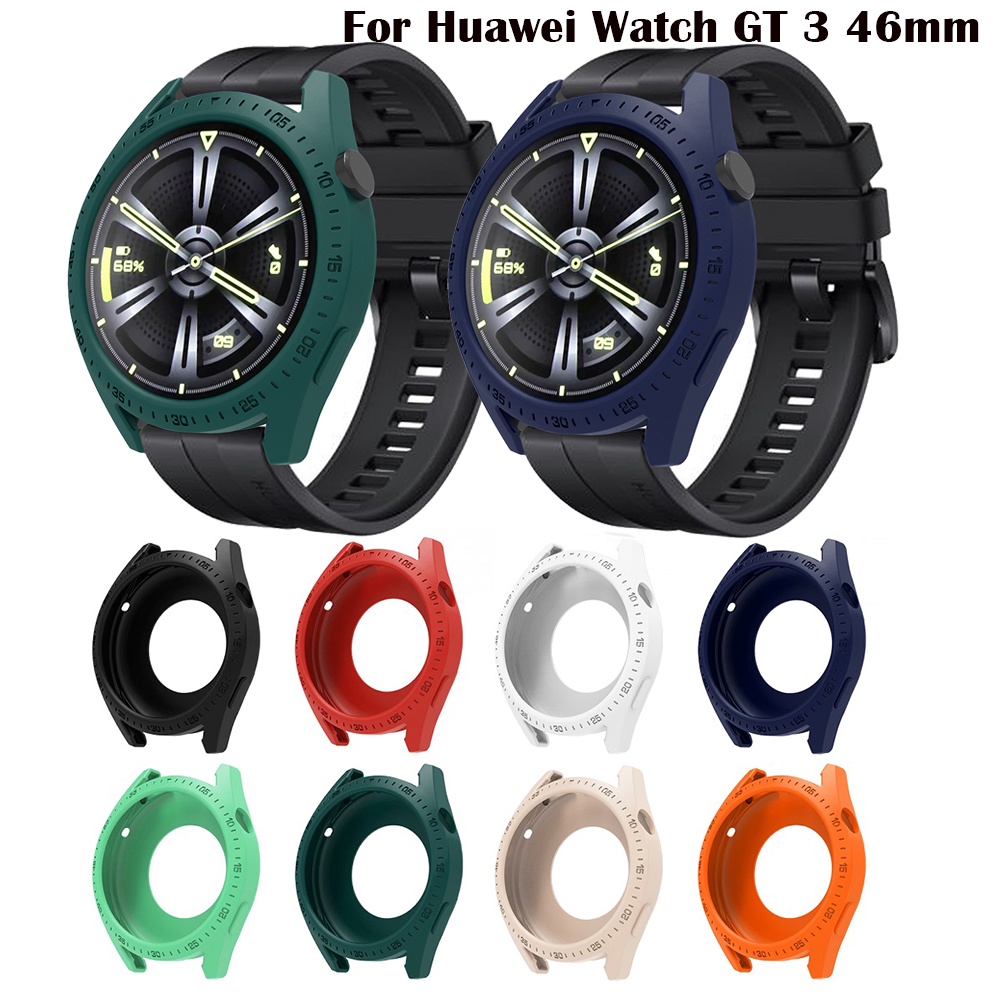 เคสป้องกัน สําหรับ Huawei Watch GT 3 46 มม. เคสป้องกัน GT3 46 มม. ซิลิโคนนิ่ม กรอบกันชน อุปกรณ์เสริม ที่มีสีสัน