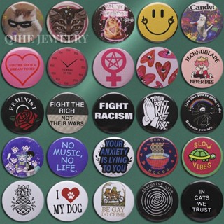 เข็มกลัด รูปการ์ตูนแมวน่ารัก ขนาด 44 มม. เหมาะกับของขวัญ สํา…