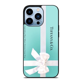 เคสโทรศัพท์มือถือ ป้องกันการตก ลาย Tiffany and Co สําหรับ IPhone 14 Plus 13 Pro Max 12 Mini X