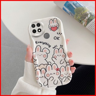 เคส OPPO A15 A15S tpu สไตล์การ์ตูนน่ารัก ชานม หมีน้อย ดินดัง เคสกระต่ายน้อย สําหรับ OPPO A15 XXNY