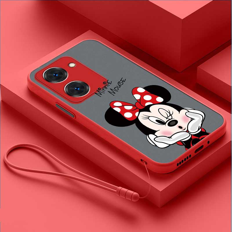 [ฟรีสายคล้อง] Vivo Y28 Y36 5G Y 36 Y16 Y22s Y22 Y35 แฟชั่น มินนี่เมาส์ กันตก เคสโทรศัพท์ ป้องกันกล้อ