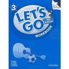 Bundanjai (หนังสือเรียนภาษาอังกฤษ Oxford) Lets Go 4th ED 3 : Workbook +Online Practice (P)