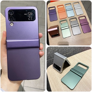 เคสโทรศัพท์มือถือ PC แบบแข็ง กันกระแทก ประดับไข่มุก หรูหรา สําหรับ Samsung Galaxy Z Flip 3 Z Flip 4 5G