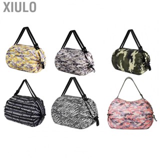 Xiulo Foldable Grocery Bag Design Large  Oxford Fabric Widely Used Reusable Shopping