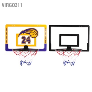 Virgo311 ห่วงบาสเก็ตบอลติดผนังหมายเลข 7 ชุดห่วงบาสเก็ตบอลสำหรับวัยรุ่นชายหญิงในร่มกลางแจ้ง