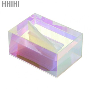 Hhihi Tissue Box Holder  Napkin Box Colorful Acrylic  for Living Room