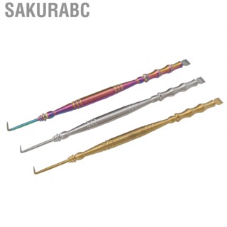 Sakurabc Lash Lift Tool  Slip Proof 3pcs Durable Perming Stainless Steel Eyelash Lift Tool  for Home