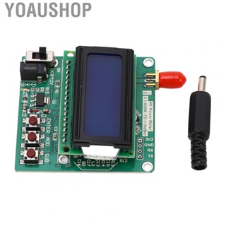 Yoaushop RF Power Meter  6 To 12 VDC LCD Durable RF Power Detector Simple Structure  for Scientific Research