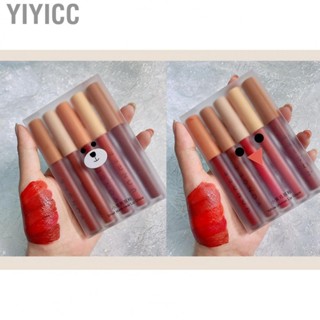 Yiyicc Matte  Lipstick Set Long Lasting Makeup Lip Gloss Pigmented Cosmetics Gift for Women Girls