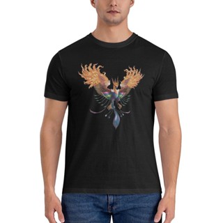 เสื้อยืด พิมพ์ลายนกฟินิกซ์บิน ออกแบบดี เลือกลายได้