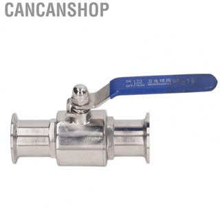 Cancanshop Sanitary Ball Valve  Ball Valve Replacement Convenient To Use Stainless Steel  for Chemical