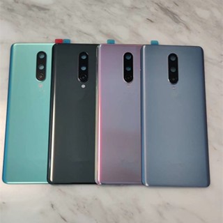 ฝาครอบแบตเตอรี่ ด้านหลัง แบบกระจก เนื้อแมตต์ แวววาว สําหรับ Oneplus8 Oneplus 8 One Plus 6.55&amp;quot; เคสด้านหลัง และโลโก้ แบบเปลี่ยน สําหรับซ่อมแซม