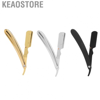 Keaostore Straight Razor  Multi‑functional Folding Handle Razor  for Beard Shaving Eyebrow Shaping for Men for Haircutting for Barber