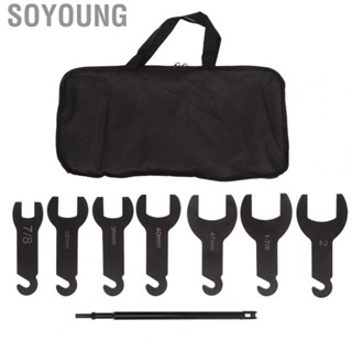 Soyoung 8Pcs Pneumatic Fan Clutch Wrench Kit High Strength 43300 Fan Clutch  Tool Replacement for Ford Fan Clutch Spanner Kit