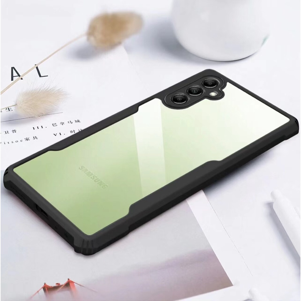 เคสโทรศัพท์ ซัมซุง เคสหลังใส Case SAMSUNG A14/A24/A34/A54/A13/A23/A33/A53/A73 เคสกันกระแทก ขอบนิ่มหลังแข็ง เคส PC+TPU