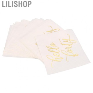 Lilishop 40th Birthday Napkins  Hello Forty Birthday Napkins Soft  for Party