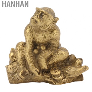 Hanhan Brass Monkey Statue Chinese Home Decor  Figurine Ornament
