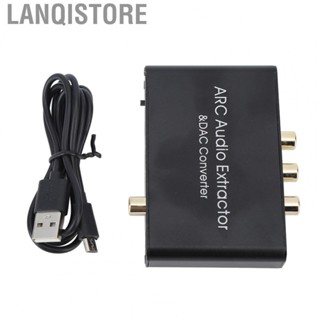 Lanqistore 192KHz Digital To Analog Audio Converter  Fiber Optic Coaxial Output DAC Digital To Analog Audio Converter 192KHz Audio Sampling Rate  for House