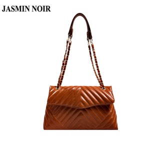 Jasmin NOIR กระเป๋าถือ กระเป๋าสะพายไหล่ สะพายข้าง ลายทาง ขนาดเล็ก สําหรับผู้หญิง