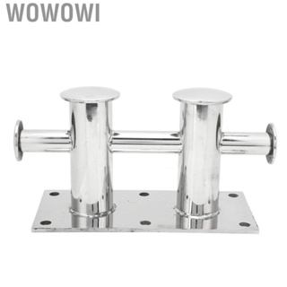 Wowowi Marine Bollard 316 Stainless Steel  Oxidation High Hardness Double Cross Bollard Heavy Duty Stable for Yacht