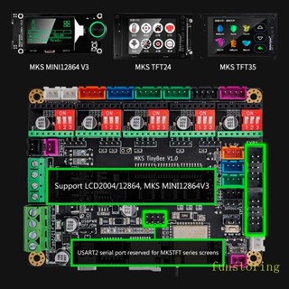 Fun MKS Tinybee บอร์ดควบคุม Esp32 Wifi Mini รองรับ LCD2004 12864 MKS 12684 V3