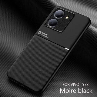สําหรับ VIVO Y36 Y 36 เคส ขอบซิลิโคนนิ่ม แข็ง เคสด้านหลัง สไตล์ธุรกิจ เคสโทรศัพท์