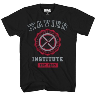 ขายดี เสื้อยืด ลาย Marvel Avengers X-Men Professor Xavier Institute Four X-Force สีดํา สําหรับผู้ชาย 555927