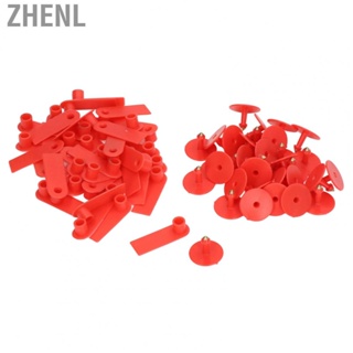 Zhenl 100PCS Livestock Ear Tag Handwritable Prevent Shedding  Ear Label Hot