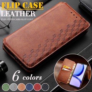 เคสโทรศัพท์มือถือหนัง ฝาพับแม่เหล็ก พร้อมช่องใส่บัตร และขาตั้ง หรูหรา สําหรับ TCL 40 SE 40R 40XE 40X 405 403 5G