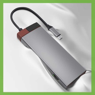 ฮับอะแดปเตอร์แยก 10-in-1 Type C 5GMbps USB สําหรับ MacBook PC