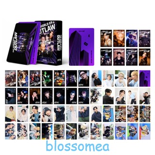 Blossomea โฟโต้การ์ด ลายศิลปินเกาหลี Ateez Season Greetings Ateez Zero Fever Part 2 เครื่องเขียน 55 ชิ้น ต่อชุด