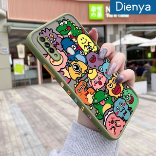 เคสโทรศัพท์มือถือ ซิลิโคนนุ่ม ใส กันกระแทก ขอบสี่เหลี่ยม ลายการ์ตูนมอนสเตอร์ สําหรับ OPPO A31 2020 A8