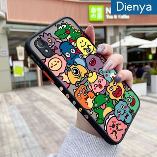 เคสโทรศัพท์มือถือ ซิลิโคนนุ่ม ใส กันกระแทก ขอบสี่เหลี่ยม ลายการ์ตูนมอนสเตอร์ สําหรับ VIVO Y1s Y91C