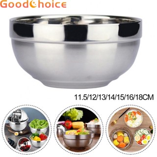 【Good】Bowl Serving Dishes Soup Bowl Thickened Metal Dish Mixing Bowl Salad Bowl【Ready Stock】