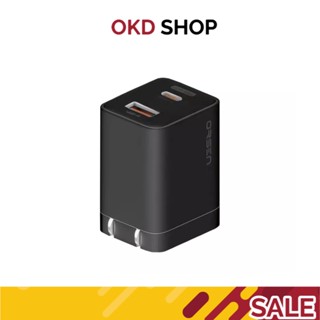 Eloop Orsen C10 หัวชาร์จเร็ว 2 พอร์ต Type-C &amp; USB-A 30W PD3.0 Adapter สำหรับ โทรศัพท์มือถือ แท็บเล็ต