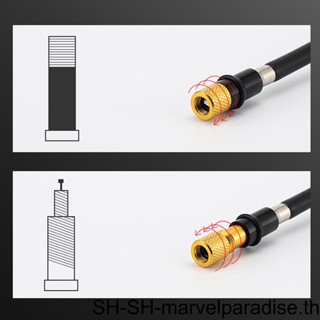 เครื่องวัดความดันสูง แบบอลูมิเนียมอัลลอยด์ สําหรับรถจักรยาน Presta Schrader